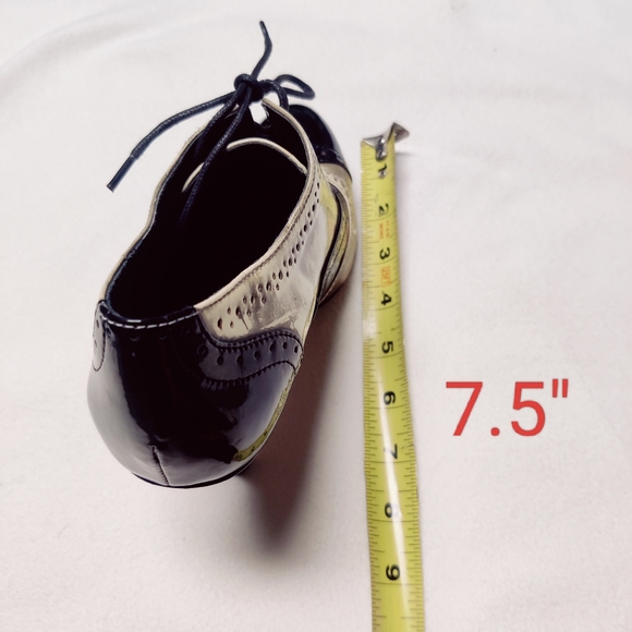 Aldo Tuxedo Oxford High Heels Shoes Women's Size 38 or 7.5 US - Picture 9 of 13